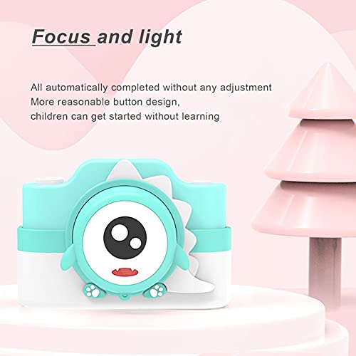 ROMACK Mini Camera, Dual-Camera Kids Camera 24 Million High‑Definition with Photo Stickers for Travel for Children's Toys Gifts