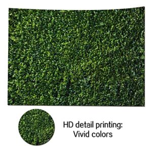 HQM 9x6ft 3D Green Leaves Nature Spring Theme Photo Background Wedding Birthday Party Newborn Baby Shower Photography Backdrops Zoo Decor Banner Dessert Cake Table Decor Booth