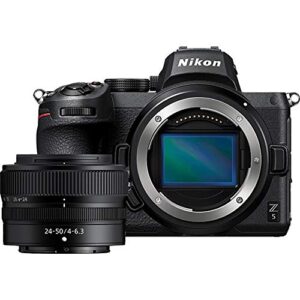 nikon 1642b z5 full frame mirrorless camera fx 4k uhd+24-50mm f/4-6.3 lens kit (renewed)