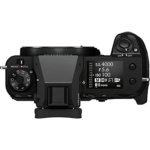 Fujifilm GFX 100S Medium Format Mirrorless Digital Camera (Black, 600022058) Bundle with Corel Editing Software + Large Camera Bag + Lens Cap Keeper + Deluxe Camera Cleaning Kit + More