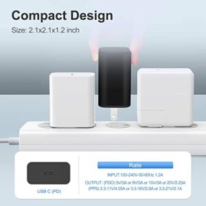 45W Samsung Charger Type C Super Fast Charging USB C Charger with 5Ft USB C to C Cord for Samsung Galaxy S23/S23 Ultra/S23+/S22/S22 Ultra/S22+/S21/S21 Ultra/Z Fold 3/Flip 3