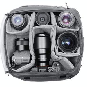 Peak Design Medium Camera Cube compatible with Peak Design Travel Bags (BCC-M-BK-1)