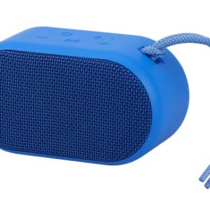 onn. Portable Waterproof Rugged Bluetooth Speaker, Cobalt