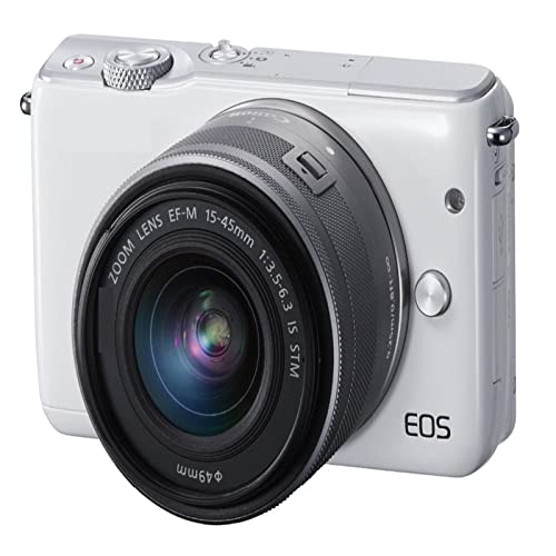 Camera M10 Digital Camera EF-M15-45 is STM Lens Kit for EOS M10 Mirrorless Digital Camera Digital Camera (Color : W)