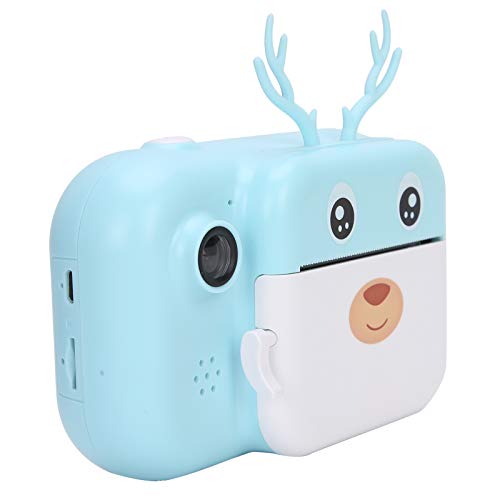 Instant Camera for Kids, Digital Camera for Girls Boys with Print Paper, HD 1080P Kids Video Camera Child Selfie Camera Toy Camera, 2.4 Inch IPS Screen