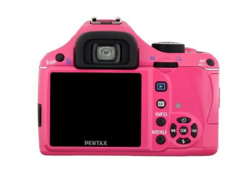 Pentax K-X 12.4 Megapixel Digital SLR and 18-55mm f/3.5-5.6 DAL AL Lens (Pink)