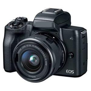camera m50 mirrorless digital camera ef-m 15-45mm is stm lens, hd 4k -vari-angle touchscreen wi-fi digital ilc camera digital camera (color : b)