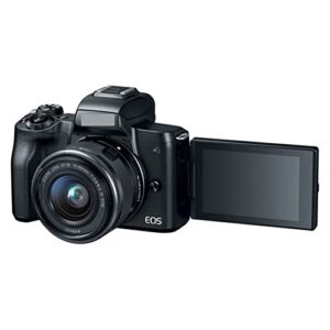 Camera M50 Mirrorless Digital Camera EF-M 15-45mm is STM Lens, HD 4K -Vari-Angle Touchscreen Wi-Fi Digital ILC Camera Digital Camera (Color : B)