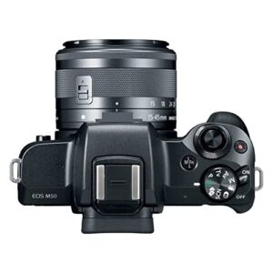 Camera M50 Mirrorless Digital Camera EF-M 15-45mm is STM Lens, HD 4K -Vari-Angle Touchscreen Wi-Fi Digital ILC Camera Digital Camera (Color : B)