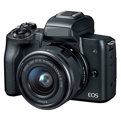 Camera M50 Mirrorless Digital Camera EF-M 15-45mm is STM Lens, HD 4K -Vari-Angle Touchscreen Wi-Fi Digital ILC Camera Digital Camera (Color : B)