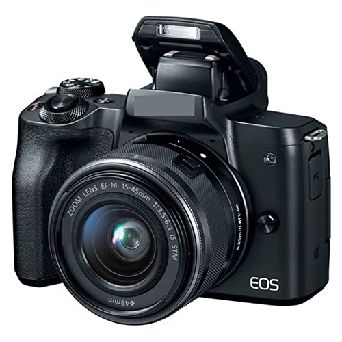 Camera M50 Mirrorless Digital Camera EF-M 15-45mm is STM Lens, HD 4K -Vari-Angle Touchscreen Wi-Fi Digital ILC Camera Digital Camera (Color : B)