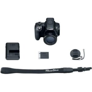 Canon PowerShot SX70 HS 20.3MP 4K Video Digital Camera with 18 Accessories Value Bundle