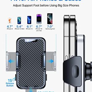 andobil Car Vent Phone Holder Mount [Upgraded Steel Hook, 3-Point Stable] Universal Vent Clip Cell Phone Holder Compatible with iPhone 14 Pro Max, Plus, 13, 12, S22, S23 etc, 360 Adjustable Holder