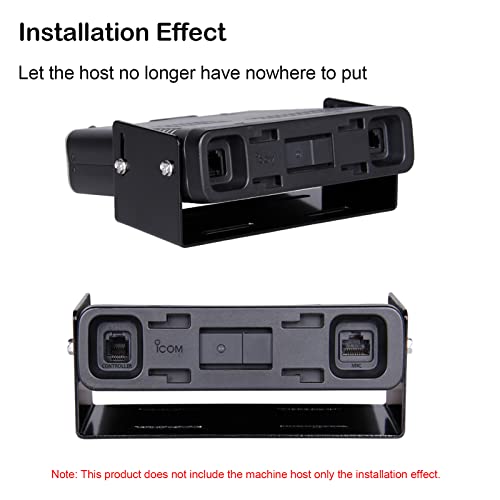 Mobile Mounting Bracket for ICOM, Universal Metal Radio Panel Bracket for ICOM MBF4 IC‑V8000 IC‑A110 IC‑2820H IC‑E2820 IC‑2730 ID‑880H IC‑2820 ID4100A ID5100 A, etc