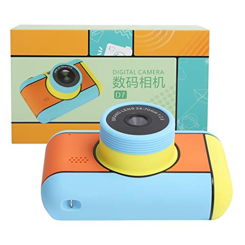 Kids Digital Camera, 1080P HD Camera Kids Digital Camera Double Lens Shockproof 2.4 Inch Screen Camera for Kids Gift