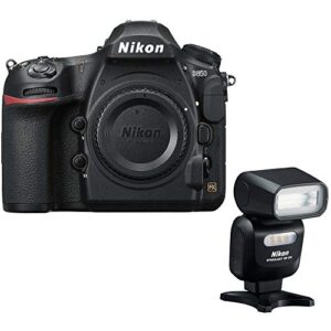nikon d850 45.7mp full-frame fx-format digital slr camera (renewed) with sb-500 af speedlight flash