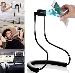 gowith magnetic tablet & cell phone holder, mobile phone stand, lazy bracket for table, bed, car & bike, adjustable rotating gooseneck mount with flexible, collapsible and portable design