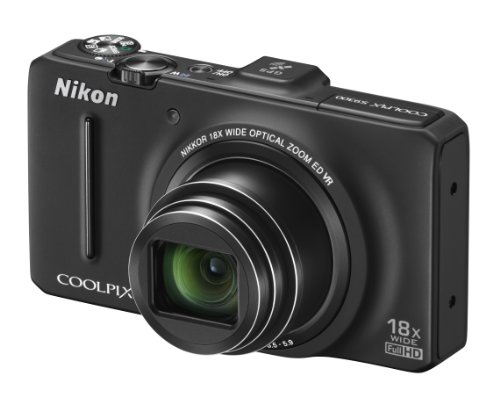 Nikon Coolpix S9300 16.0 MP Digital Camera - Black (Discontinued by Manufacturer)