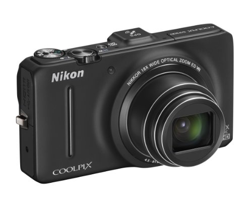 Nikon Coolpix S9300 16.0 MP Digital Camera - Black (Discontinued by Manufacturer)