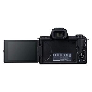 Canon EOS M50 Mirrorless Digital Camera (International Model) (w/ 18-150 STM Lens, Black)