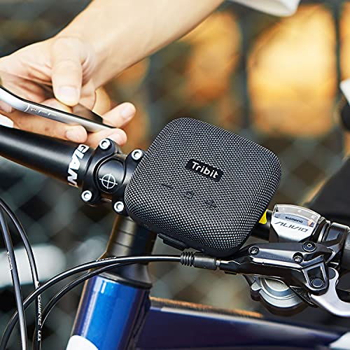 Tribit Portable Speaker, StormBox Micro Bluetooth Speaker, IP67 Waterproof & Dustproof Outdoor Speaker, Bike Speakers with Loud Sound, Advanced TI Amplifier, Built-in XBass, 100ft Bluetooth Range