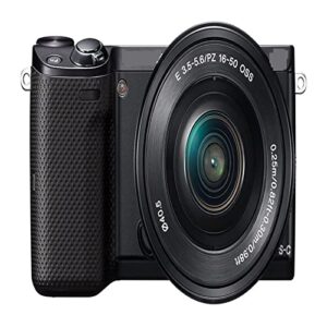 Camera NEX-5TL Mirrorless Digital Camera with 16-50mm Power Zoom Lens Digital Camera (Color : W)