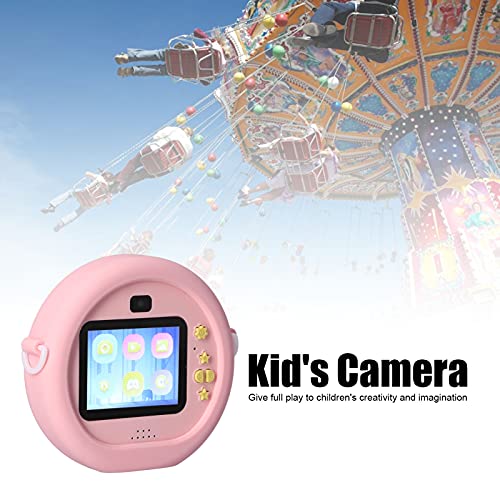 wendeekun X6 Children's Digital Camera, 2.4 Inch Portable Mini IPS Selfie Video, Kid's Toy Camera with Cartoon Soft Silicone Cover for Birthday Gifts