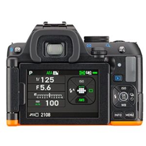 Pentax K-S2 20MP Wi-Fi Enabled Weatherized SLR Body Only (Black/Orange)