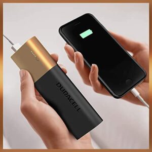 Duracell Rechargeable Powerbank 3350 mAh | 1 Day Portable Charger | Compatible With iPhone, iPad, Samsung, Android, Nintendo Switch & more | TSA Carry-On Compliant