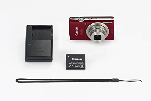 Canon PowerShot ELPH 180 Digital Camera w/Image Stabilization and Smart AUTO Mode (Red)