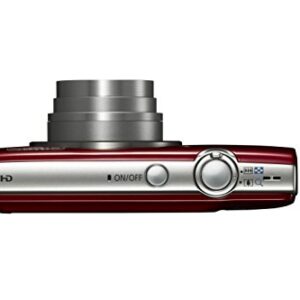 Canon PowerShot ELPH 180 Digital Camera w/Image Stabilization and Smart AUTO Mode (Red)