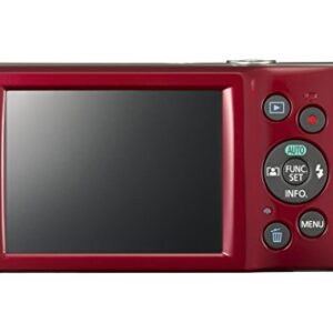 Canon PowerShot ELPH 180 Digital Camera w/Image Stabilization and Smart AUTO Mode (Red)