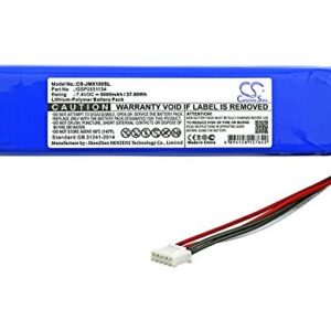 High Capacity 5000mAh Li-Polymer Replacement Battery for JBL Xtreme, JBLXTREME, fits JBL GSP0931134