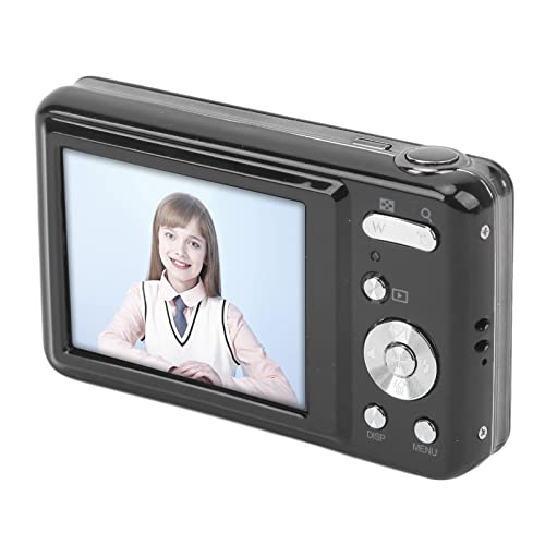 ciciglow Camera for Kids 3-10 Years, 48MP FHD Video Camera with 2.7in HD Screen, 8X Zoom Portable Digital Camera, for Children, Teenagers, Beginners and The Elderly(Black)