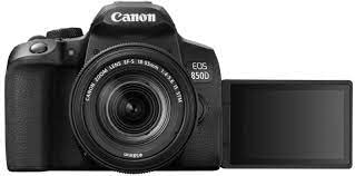 Canon EOS 850D (Rebel T8i) DSLR Camera with 18-55mm is STM Zoom Lens & 75-300mm III Lens Bundle + 64GB Memory, Case, Tripod, Filters and More