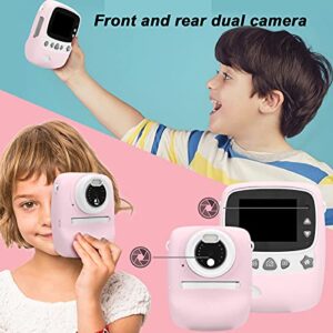 EBTOOLS Kids Digital Camera, 2.4inch IPS Display Kids Video Selfie Camera, Support up to 32GB Memory Card, Gifts for Children(Pink)