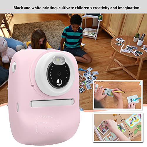 EBTOOLS Kids Digital Camera, 2.4inch IPS Display Kids Video Selfie Camera, Support up to 32GB Memory Card, Gifts for Children(Pink)