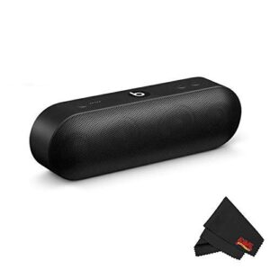 beats pill+ portable speaker + fibercloth + warranty usa black version