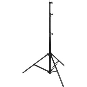 impact heavy-duty air-cushioned light stand (black, 9.5′)