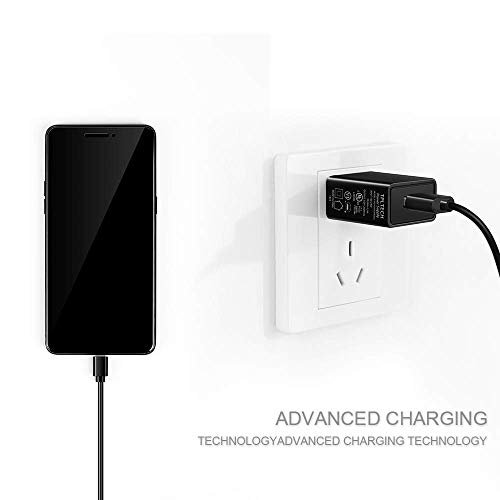 [UL Listed] Phone Charger Wall Adaptive Charger Compatible with Alcatel Go Flip,Alcatel Cingular Flip 2 4G LTE Flip,Tracfone Alcatel MyFlip, QuickFlip and More,5Ft Micro USB Phone Charging Cable