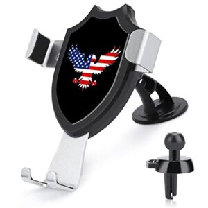 us bald eagle flag car phone holder long arm suction cup phone stand universal car mount for smartphones