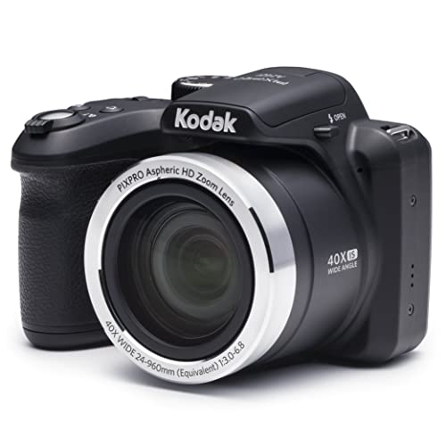 Kodak PIXPRO Astro Zoom AZ401-BK 16MP Digital Camera with 40X Optical Zoom and 3" LCD (Black)