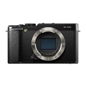fujifilm x-m1 compact system 16mp digital camera with 3-inch lcd screen – body only (black)