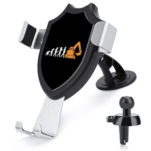excavator driver digger car phone holder long arm suction cup phone stand universal car mount for smartphones