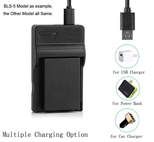 Battery Charger for Sony Alpha ILCE-7, ILCE-7M2, ILCE-7R, ILCE-7RM2, ILCE-7S, ILCE-7SM2, ILCE-6300L, ILCE-6300M, ILCE-6400L, ILCE-6400M, ILCE-6500M Mirrorless Digital Camera