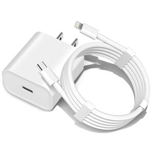 iphone 14 13 12 11 super fast charger [mfi certified] iphone charger apple block usb c fast wall plug with 3ft usb c to lightning cable for iphone 13/14/14 pro/14 pro max/14 plus/12/12 pro/11,ipad
