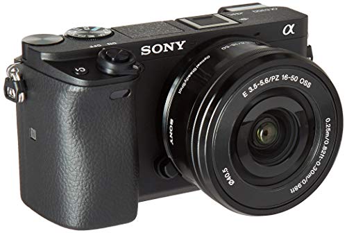 Sony Alpha a6300 Mirrorless Camera Interchangeable Lens Digital Camera with 16-50mm Power Zoom Lens - E Mount Compatible - Black (Renewed)