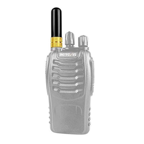 Retevis 2 Way Radio Antenna, SMA-F Antenna Compatible with BaoFeng UV-5R BF-888S UV-82 UV5RA Retevis RT29 RT-5R RT5 RT-5RV RT21V RT86 Arcshell AR-5 Walkie Talkies, Portable Antenna Dual Band (5 Pack)