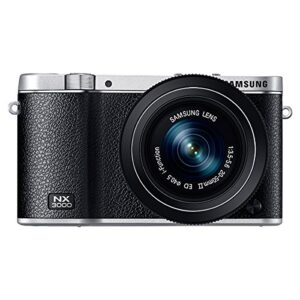 samsung ev-nx3000beius wireless smart 20.3mp compact system camera with 3-inch lcd and 20-50mm compact zoom (black)
