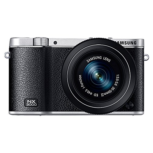 Samsung EV-NX3000BEIUS Wireless Smart 20.3MP Compact System Camera with 3-Inch LCD and 20-50mm Compact Zoom (Black)